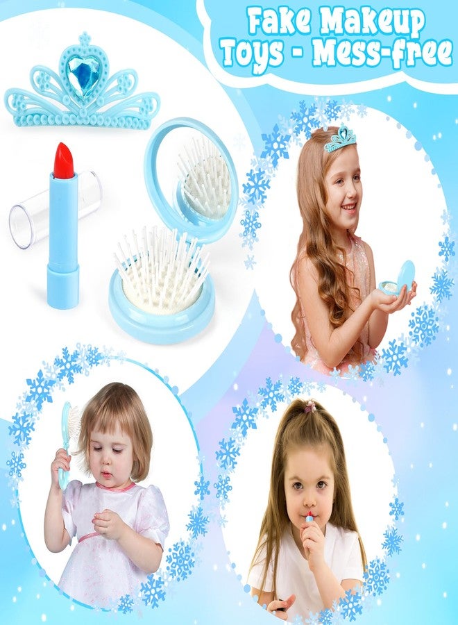 TSDATOWR Play Purse for Little Girls, Toddler Kids Toy Purse with Accessories, Pretend Play Makeup Set, Crossbody Bag, Wallet, Fake Keys, Birthday Christmas Princess Gifts Toys for Girls Ages 3 4 5 6 Year Old - Image 4